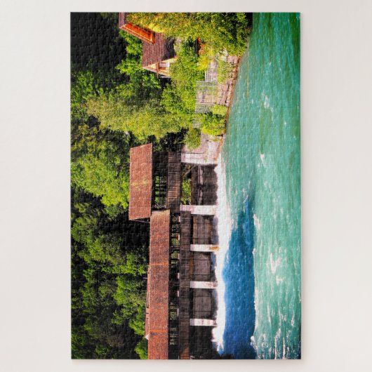 Interlaken in Zwitserland Legpuzzel (Verticaal)