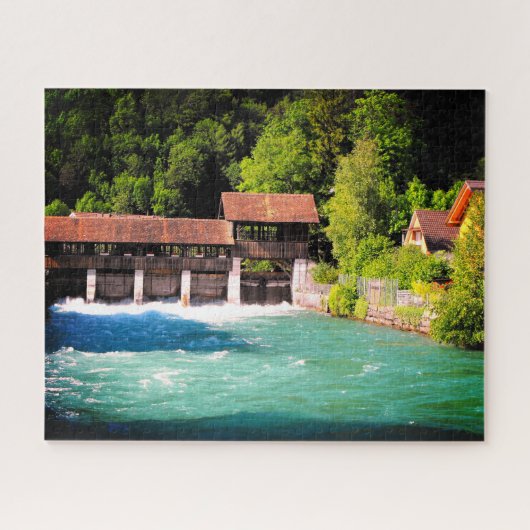 Interlaken in Zwitserland Legpuzzel (Horizontaal)