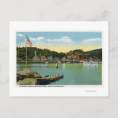 Interlaken Park Uitzicht van de Weirs Briefkaart (Voorkant)