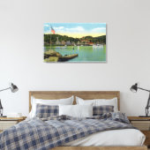 Interlaken Park Uitzicht van de Weirs Canvas Afdruk (Insitu (Slaapkamer))
