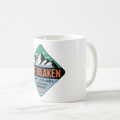 Interlaken Switzerland Mountain Mug Koffiemok (Voorkant rechts)