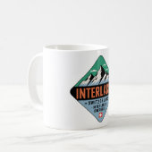 Interlaken Switzerland Mountain Mug Koffiemok (Voorkant links)