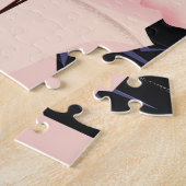 Interlaken Switzerland Ski travel poster. Legpuzzel (Zijkant)