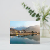 Interlaken West Staion en rivier Briefkaart (Staand voorkant)