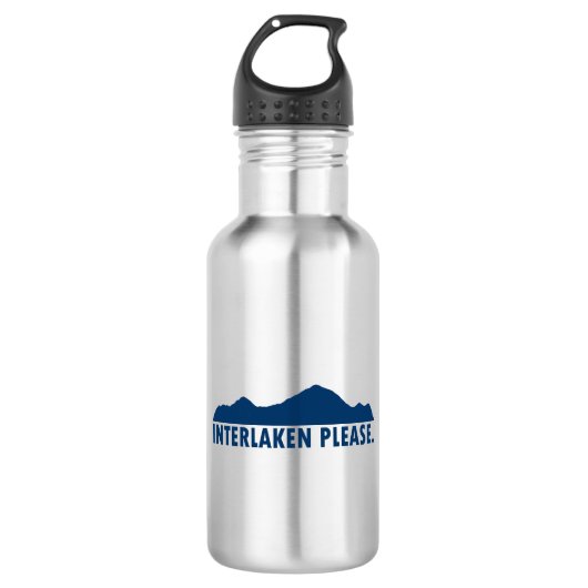 Interlaken Zwitserland Alsjeblieft Waterfles (Voorkant)