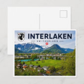 Interlaken - Zwitserland Briefkaart (Voorkant / Achterkant)