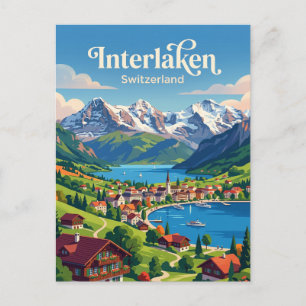 Interlaken Zwitserland Briefkaart