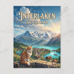 Interlaken Zwitserland Briefkaart
