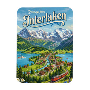 Interlaken Zwitserland Magneet