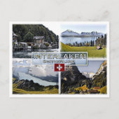 Interlaken - Zwitserland - Mozaïek - Briefkaart (Voorkant)