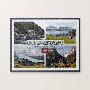 Interlaken - Zwitserland - Mozaïek - Legpuzzel
