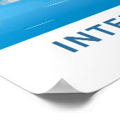 Interlaken Zwitserland Reisprint Poster (Hoek)