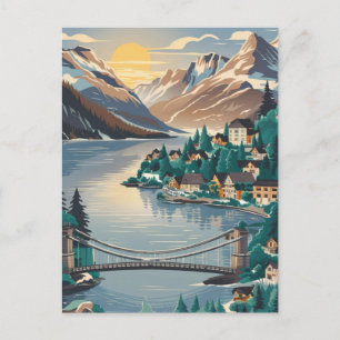 Interlaken Zwitserland Reizen Briefkaart