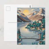 Interlaken Zwitserland Reizen Briefkaart (Voorkant / Achterkant)