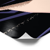 Interlaken Zwitserland Ski reisposter. Perfect Poster (Hoek)