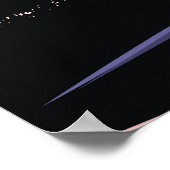 Interlaken Zwitserland Ski reisposter. Poster (Hoek)