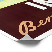 Interlaken,Zwitserland,Ski Travel Poster (Hoek)