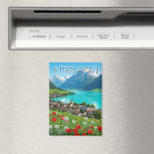 Interlaken Zwitserland Travel Springtime Magneet (Insitu (Vaatwasser))