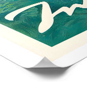 Interlaken Zwitserland Vintage Reisposter Poster (Hoek)