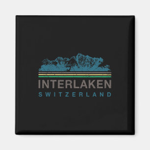 Interlaken Zwitserland Zwitserse Bergbeklimmen Ret Magneet