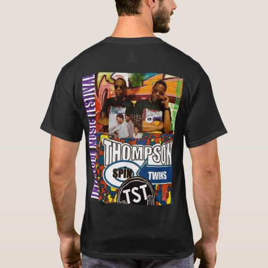 INTERLLUDE MUSIC FESTIVAL Basic Donker T-shirt (Achterkant)