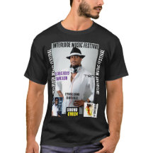INTERLLUDE MUSIC FESTIVAL Basic T-shirt met donker