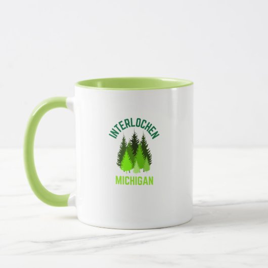 Interlochen Michigan Hometown Coffee Mok (Links)