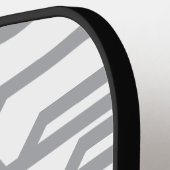 Interlock – IJzer Zilver Pickleball Paddle (Links Detail)