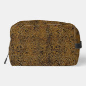 "Interlocking Brown Faux Leather" Dopp Bag Toilettasje (Achterkant)