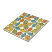 Interlocking Floral Mid-Century Modern #8 ID1224 Tegeltje (Zijkant)