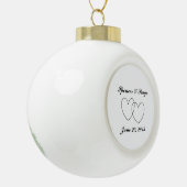 "Interlocking Hearts" Ball Ornament (Links)