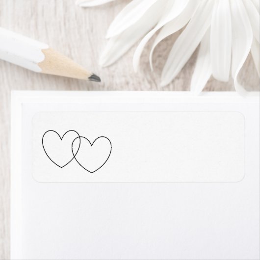 "Interlocking Hearts" Labels (Insitu)