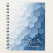 Interlocking Hexagon Pattern | Subtle Embossed Planner (Voorkant)