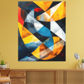 Interlocking Horizons of Light Canvas Afdruk (Insitu (Woonkamer))