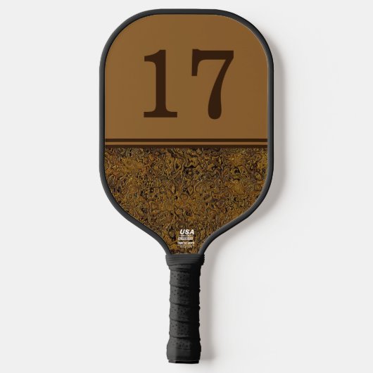 "Interlocking"  Pickleball Paddle (Achterkant)