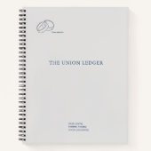 Interlocking Rings- Minimalist Union Notitieboek (Voorkant)