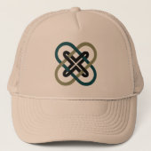 Interlocking X Trucker Hat Pet (Voorkant)