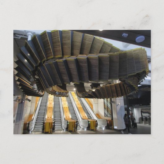 Interloop-installatie op het Briefkaart van het Wy (Voorkant)