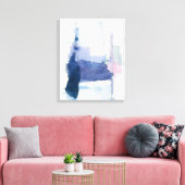 Interlude | Abstract in blauw Canvas Afdruk (Insitu (Woonkamer))