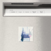 Interlude | Abstract in blauw Magneet (Insitu (Vaatwasser))