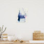 Interlude | Abstract in blauw Poster (Keuken)