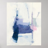 Interlude | Abstract in blauw Poster (Voorkant)