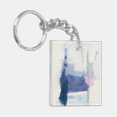 Interlude | Abstract in blauw Sleutelhanger (Voorkant Links)