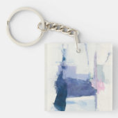 Interlude | Abstract in blauw Sleutelhanger (Voorkant)