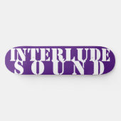 INTERLUDE GELUID 8 1/2" Skateboarddek Persoonlijk Skateboard (Horizontaal)