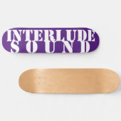 INTERLUDE GELUID 8 1/2" Skateboarddek Persoonlijk Skateboard (Horizontaal)