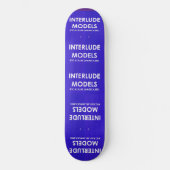 INTERLUDE MODELLEN 8 1/4" Skateboard Deck (Voorkant)