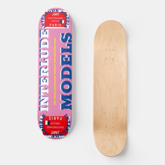 INTERLUDE MODELLEN 8 1/4" Skateboard Deck (Voorkant)