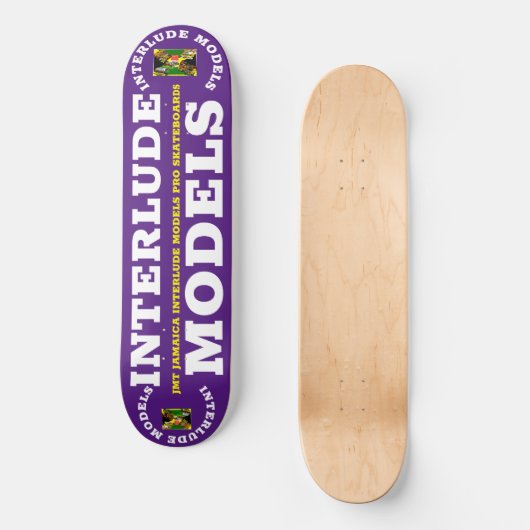 INTERLUDE MODELLEN 8 1/4" Skateboard Deck (Voorkant)