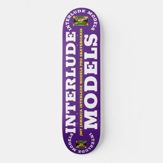 INTERLUDE MODELLEN 8 1/4" Skateboard Deck (Voorkant)